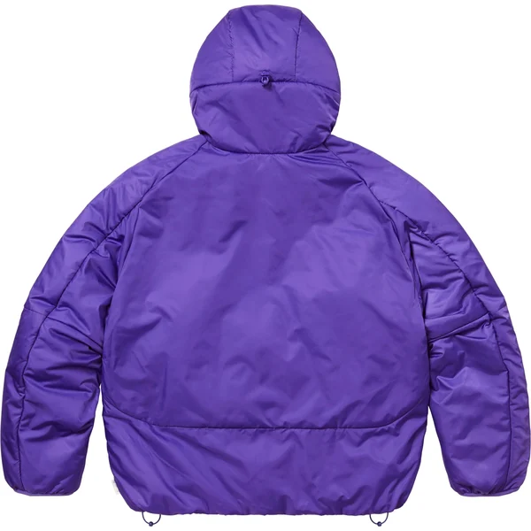 Supreme WINDSTOPPER Insulated Hooded Jacket - Purple (front)