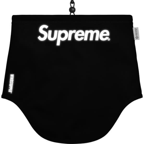 Supreme WINDSTOPPER Neck Gaiter - Black (front)