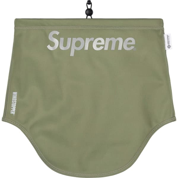 Supreme WINDSTOPPER Neck Gaiter - Olive (front)