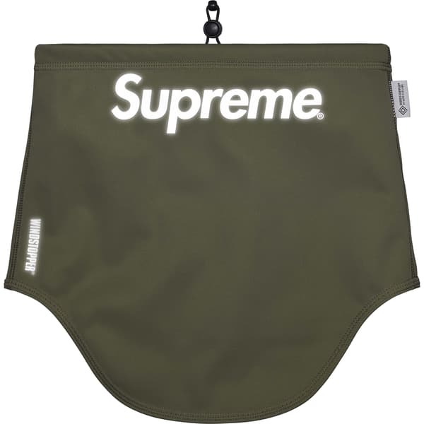 Supreme WINDSTOPPER Neck Gaiter - Olive (front)