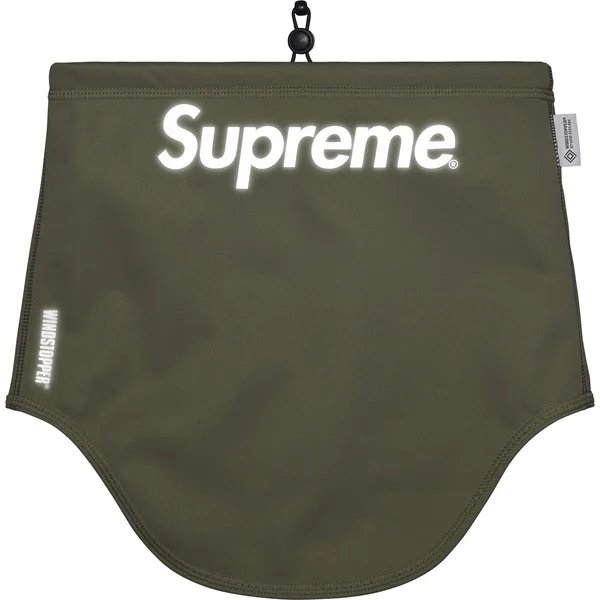 Supreme WINDSTOPPER Neck Gaiter - Olive (front)