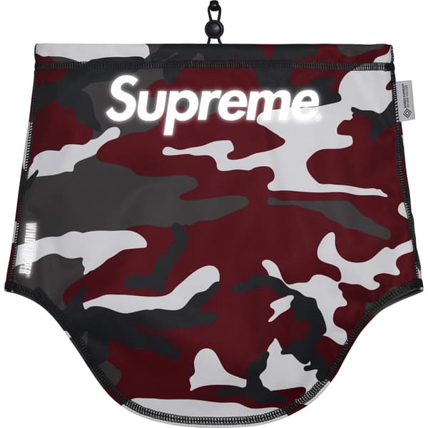 Supreme WINDSTOPPER Neck Gaiter - Red Camo (front)