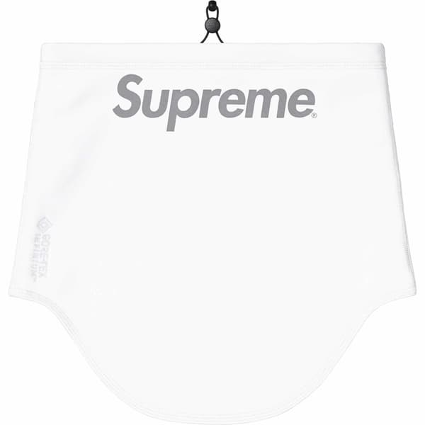 Supreme WINDSTOPPER Neck Gaiter - White (front)