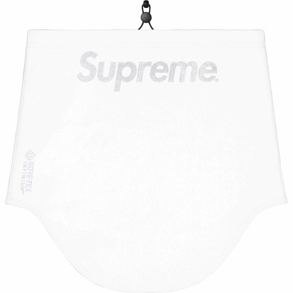 Supreme WINDSTOPPER Neck Gaiter - White (front)