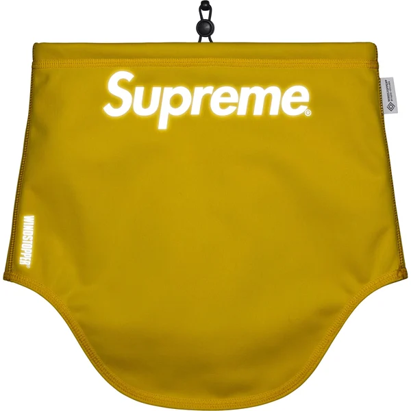 Supreme WINDSTOPPER Neck Gaiter - Yellow (front)