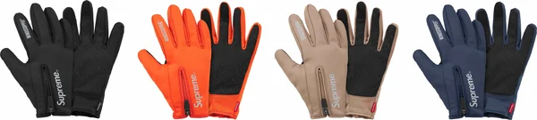 Supreme WINDSTOPPER Zip Gloves - Product Image