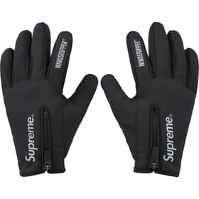 Supreme WINDSTOPPER Zip Gloves Black