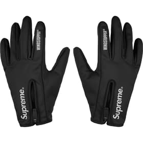 Supreme WINDSTOPPER Zip Gloves Black