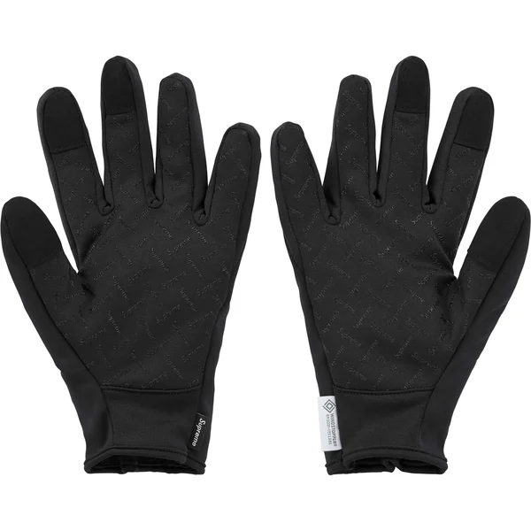 Supreme WINDSTOPPER Zip Gloves - Black (front)
