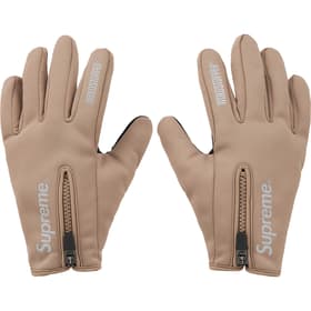Supreme WINDSTOPPER Zip Gloves Taupe