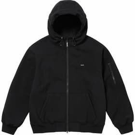 Supreme WINDSTOPPER Zip Up Hooded Sweatshirt Black