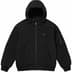 Supreme WINDSTOPPER Zip Up Hooded Sweatshirt - Black (front)