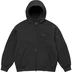 Supreme WINDSTOPPER Zip Up Hooded Sweatshirt - Black (front)