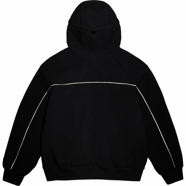 Supreme WINDSTOPPER Zip Up Hooded Sweatshirt - Black (front)
