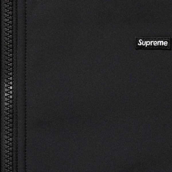 Supreme WINDSTOPPER Zip Up Hooded Sweatshirt - Black (front)