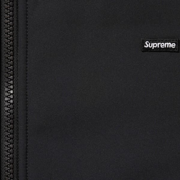 Supreme WINDSTOPPER Zip Up Hooded Sweatshirt - Black (front)