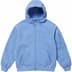 Supreme WINDSTOPPER Zip Up Hooded Sweatshirt - Light Blue (front)