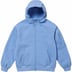 Supreme WINDSTOPPER Zip Up Hooded Sweatshirt - Light Blue (front)