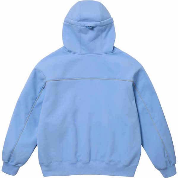 Supreme WINDSTOPPER Zip Up Hooded Sweatshirt - Light Blue (front)