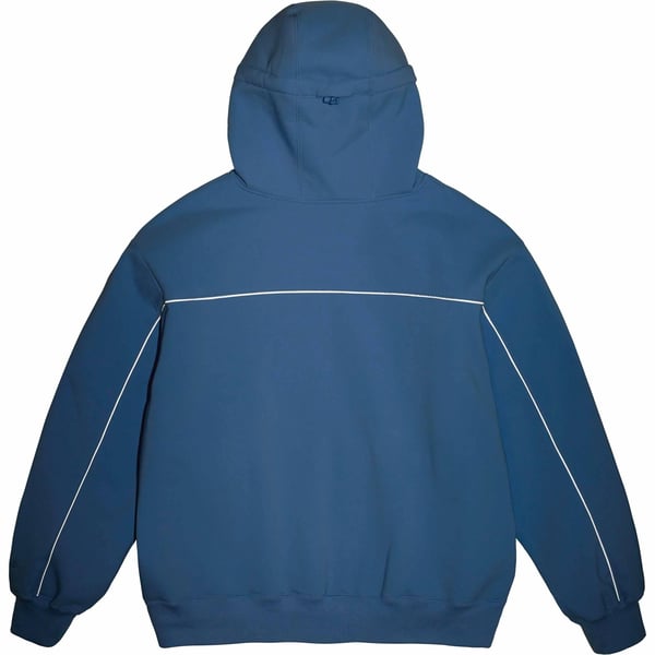 Supreme WINDSTOPPER Zip Up Hooded Sweatshirt - Light Blue (front)