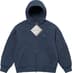 Supreme WINDSTOPPER Zip Up Hooded Sweatshirt - Navy (front)
