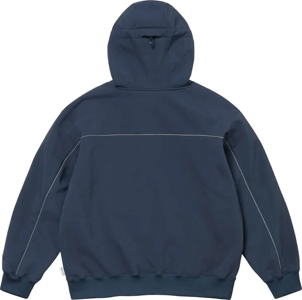 Supreme WINDSTOPPER Zip Up Hooded Sweatshirt - Navy (front)