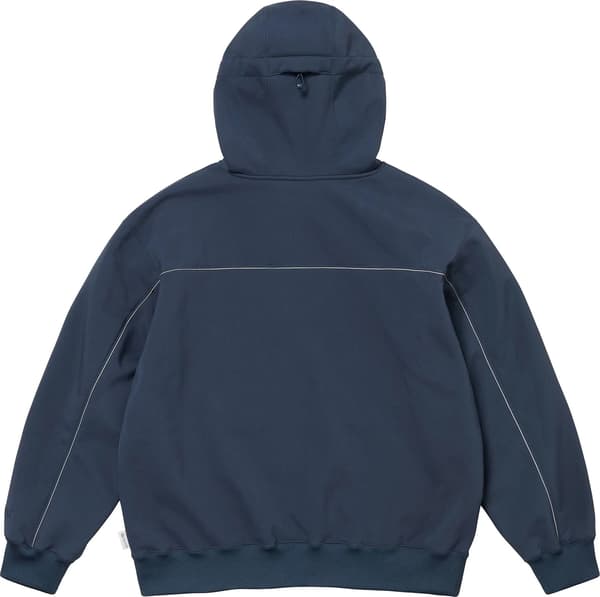 Supreme WINDSTOPPER Zip Up Hooded Sweatshirt - Navy (front)