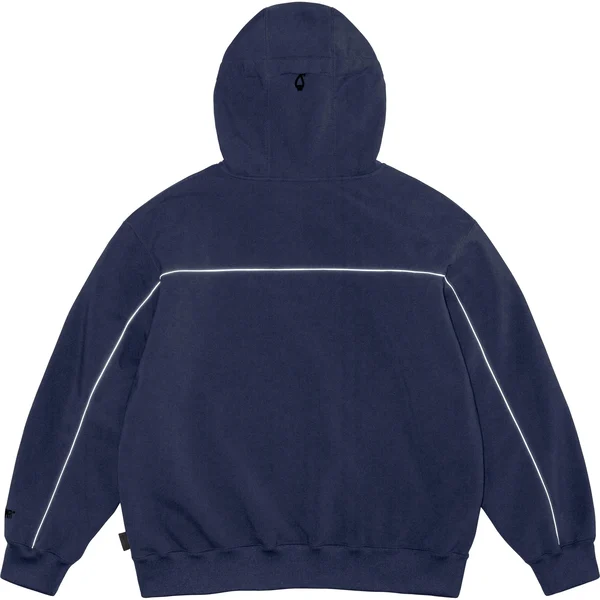 Supreme WINDSTOPPER Zip Up Hooded Sweatshirt - Navy (front)