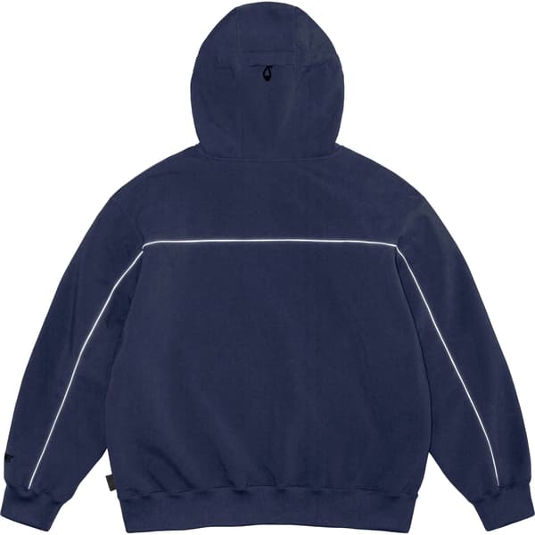 Supreme WINDSTOPPER Zip Up Hooded Sweatshirt - Navy (front)