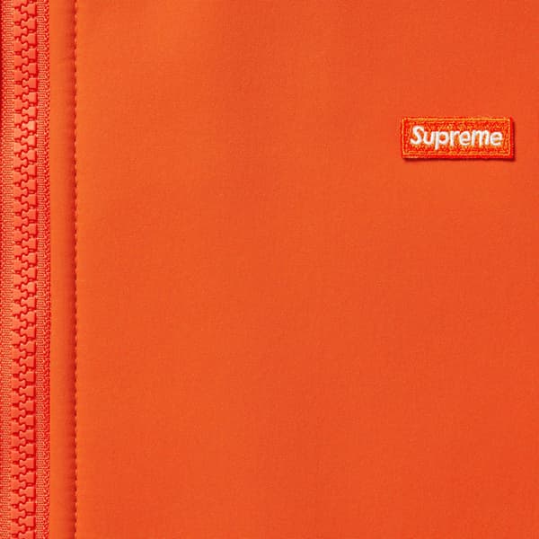 Supreme WINDSTOPPER Zip Up Hooded Sweatshirt - Orange (front)