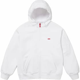 Supreme WINDSTOPPER Zip Up Hooded Sweatshirt White