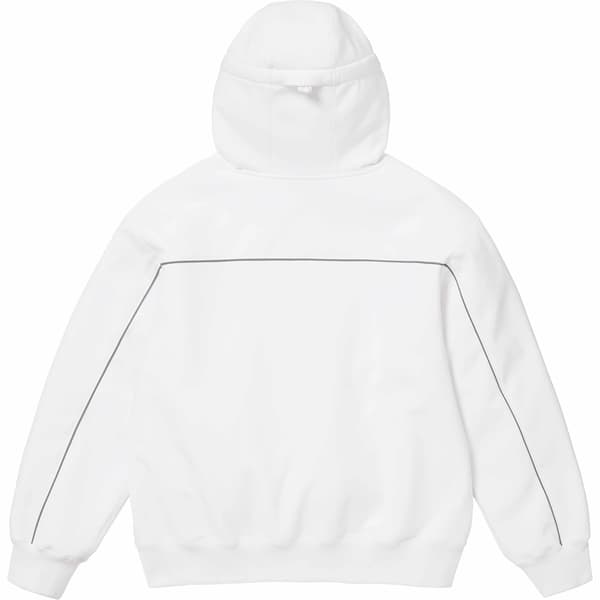 Supreme WINDSTOPPER Zip Up Hooded Sweatshirt - White (front)