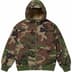 Supreme WINDSTOPPER Zip Up Hooded Sweatshirt - Woodland Camo (front)