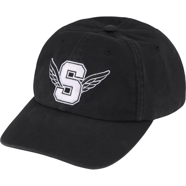 Supreme Wings Logo 6-Panel - Black (front)