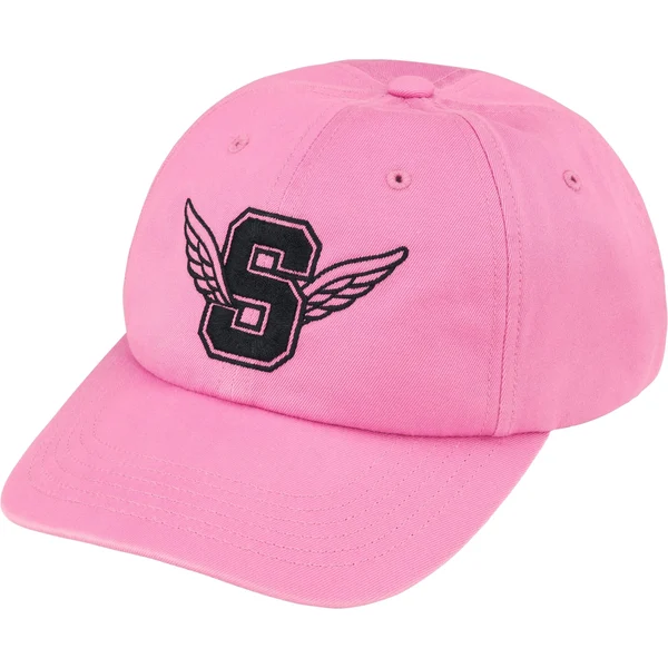 Supreme Wings Logo 6-Panel - Pink (front)