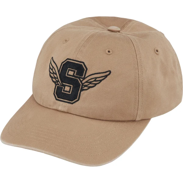 Supreme Wings Logo 6-Panel - Tan (front)