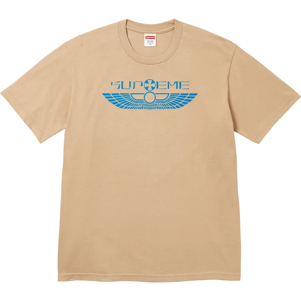 Supreme Wings Tee - Khaki (front)