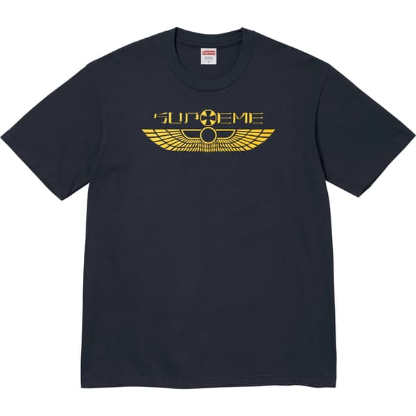 Supreme Wings Tee - Navy (front)