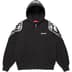 Supreme Wings Zip Up Hooded Sweatshirt - Black (front)