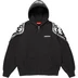 Supreme Wings Zip Up Hooded Sweatshirt - Black (front)