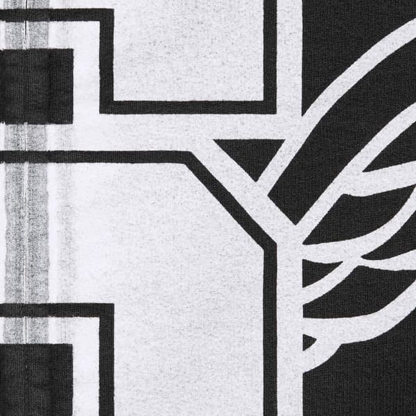 Supreme Wings Zip Up Hooded Sweatshirt - Black (front)