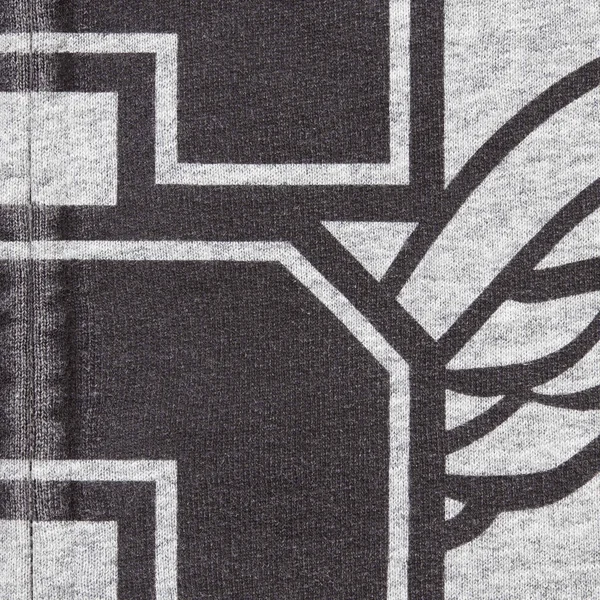 Supreme Wings Zip Up Hooded Sweatshirt - Heather Grey (front)