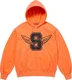 Supreme Wings Zip Up Hooded Sweatshirt - Light Orange (front)