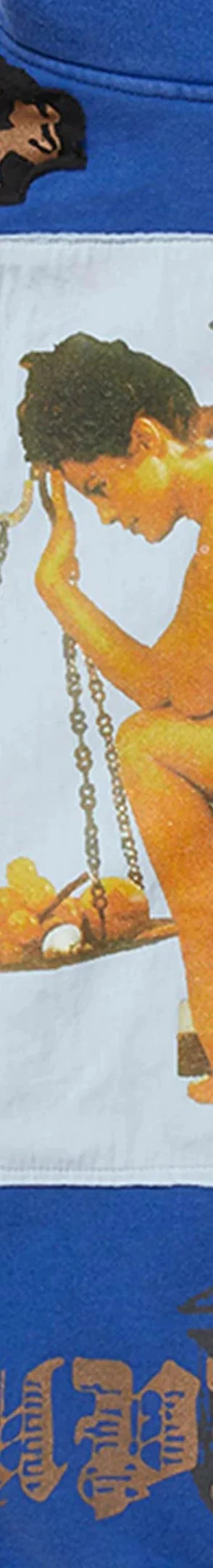 Supreme Wings Zip Up Hooded Sweatshirt - Royal (front)