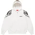 Supreme Wings Zip Up Hooded Sweatshirt - White (front)