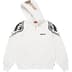 Supreme Wings Zip Up Hooded Sweatshirt - White (front)