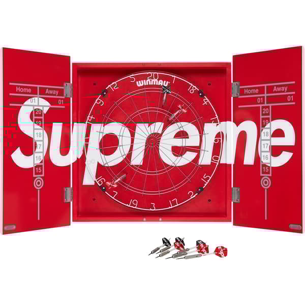Supreme Winmau Dartboard Set - White (front)
