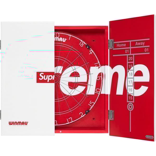 Supreme Winmau Dartboard Set - White (front)