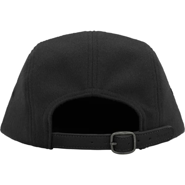 Supreme Wool Camp Cap - Black (front)