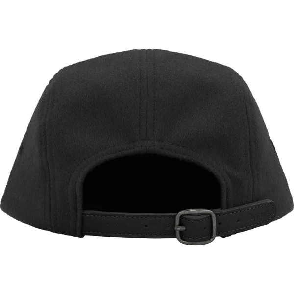 Supreme Wool Camp Cap - Black (front)